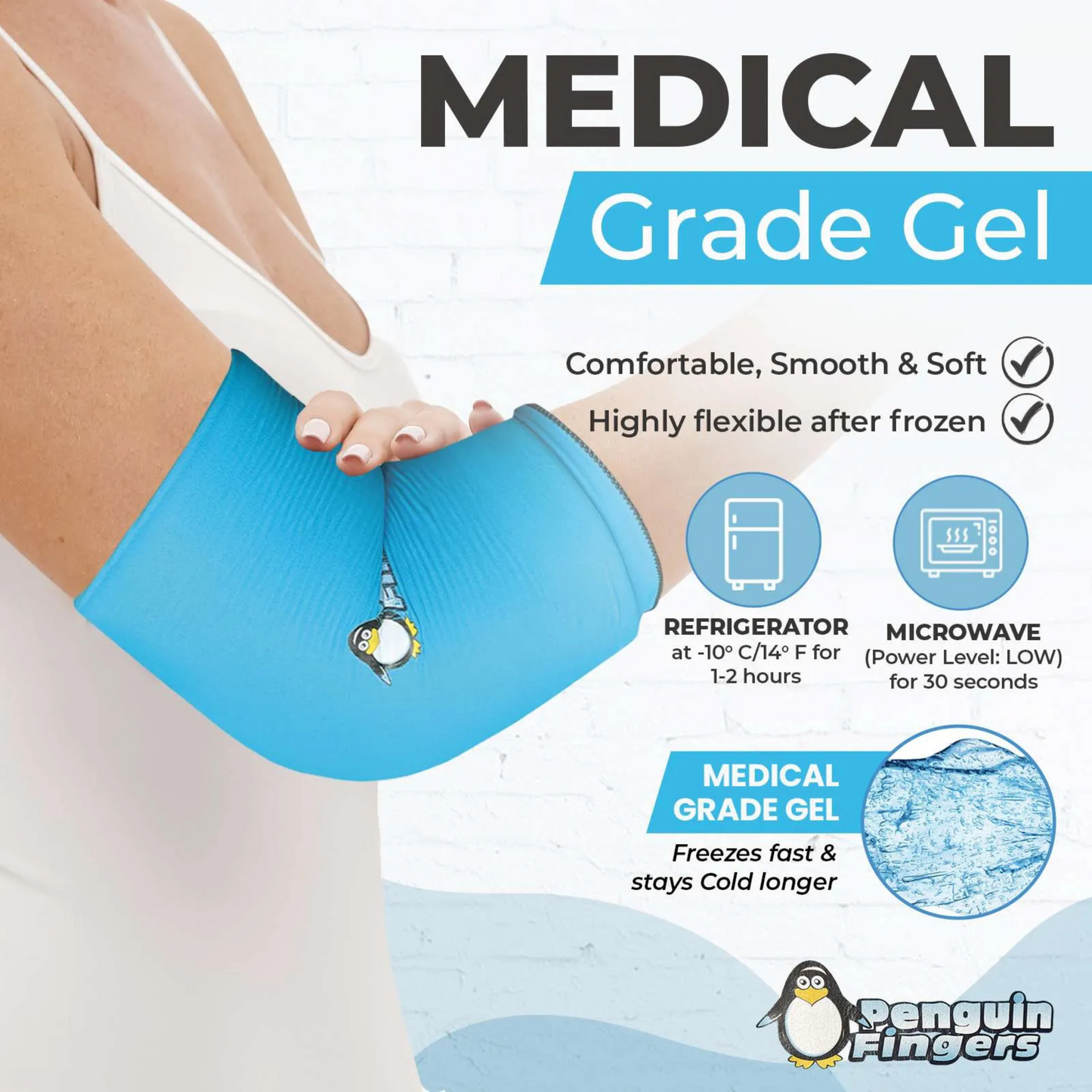 Poche de gel chaud/froid pour articulations