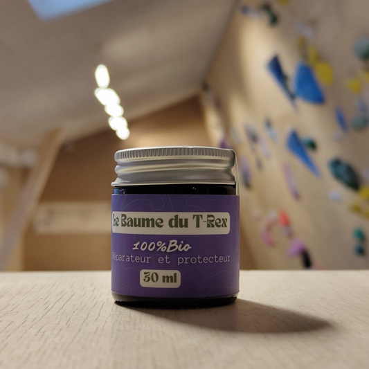 Baume du T-Rex : le soin peau des grimpeurs, fabriqué en France