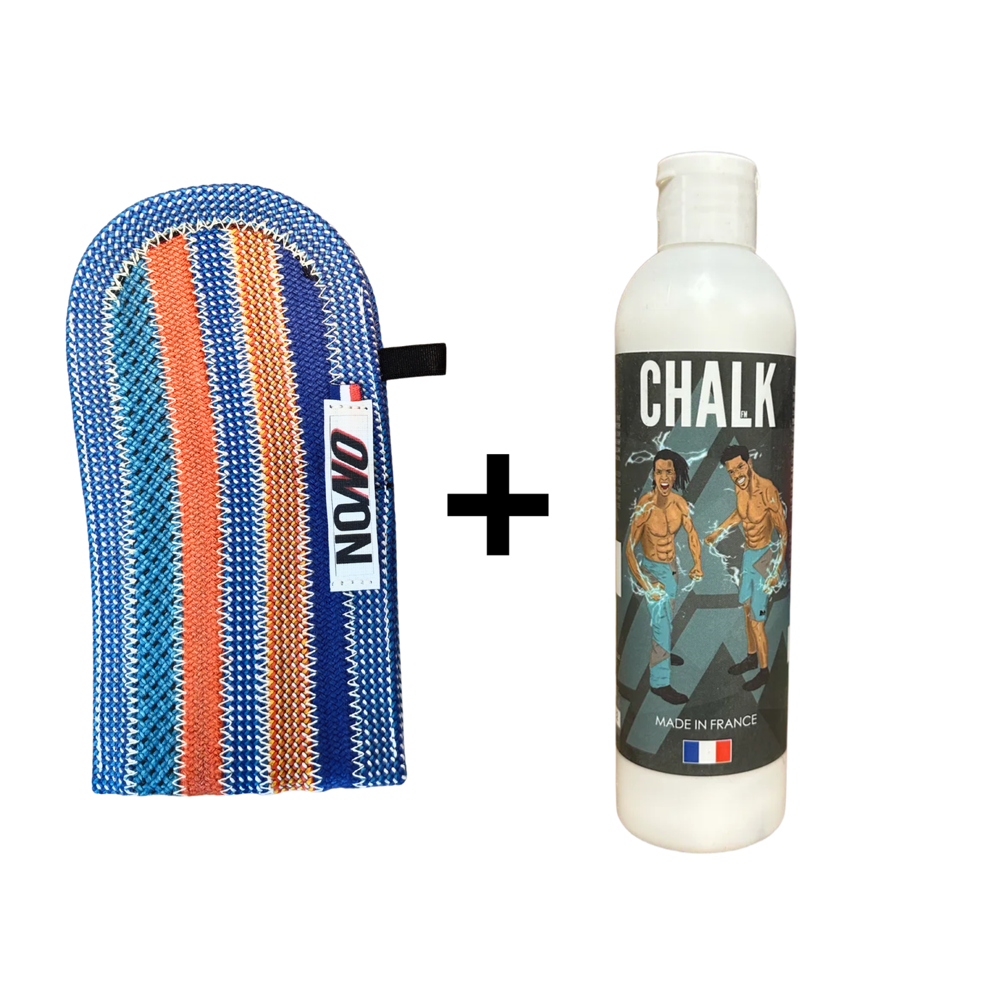 Case with liquid chalk included