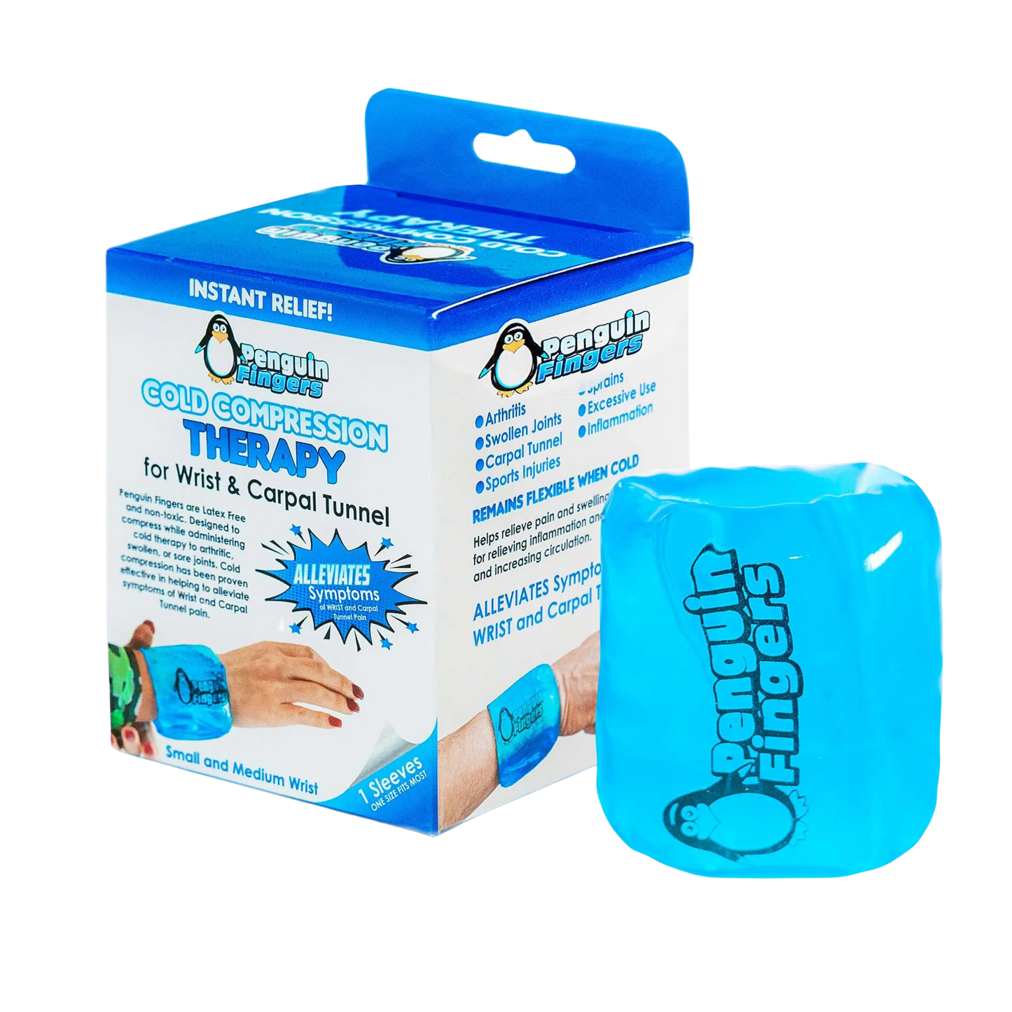 Poche de glace pour poignets Penguin Fingers