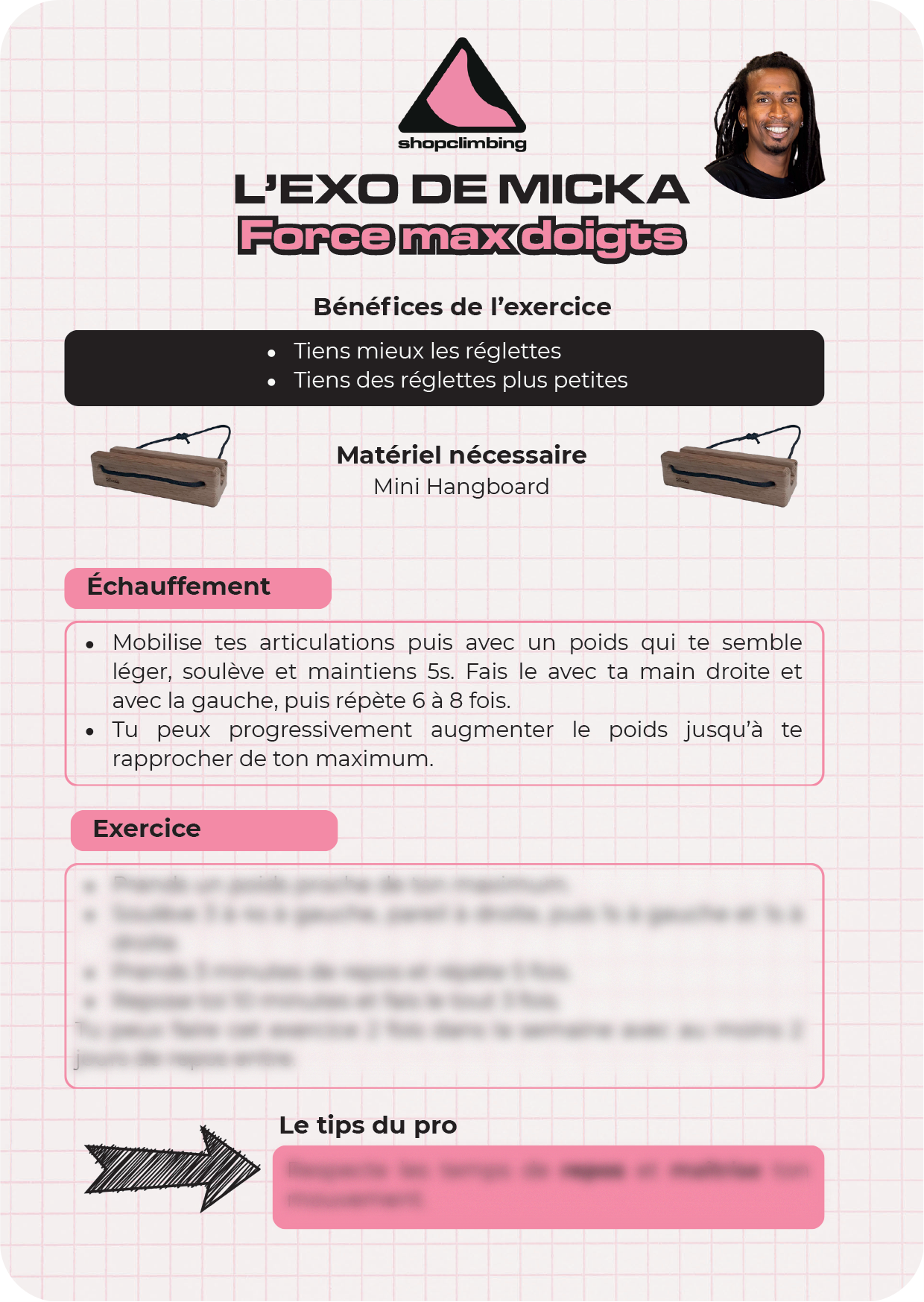 Cartes d'exercices de Mickaël Mawem - Le pack complet