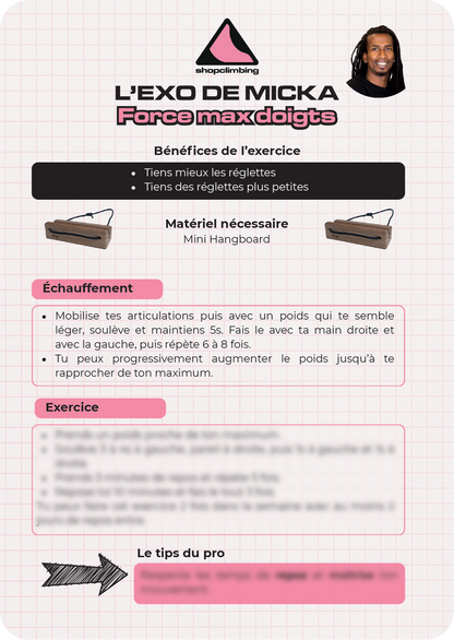 Cartes d'exercices de Mickaël Mawem - Le pack complet