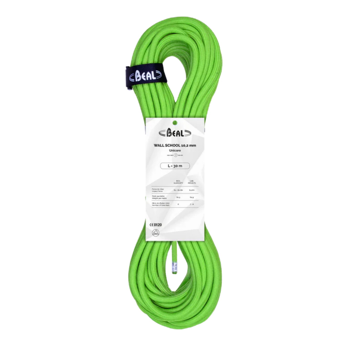 Cuerda WALL SCHOOL UC 10.2MMx30M BCC GREEN