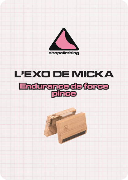 Carte d'exercice Endurance de force Pinch Gripper